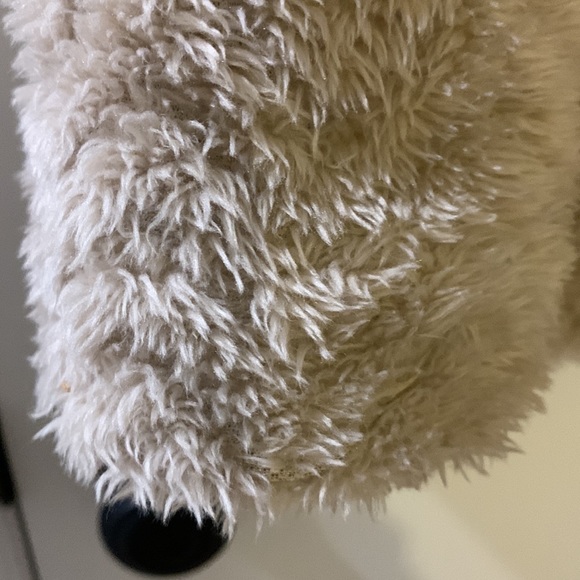 Calvin Klein cozy Khaki Tan fleece Teddy Jacket Coat - Picture 3 of 10